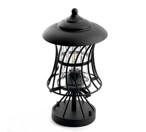 Светильник садово-парковый, 60W 230V E27 IP44 черный, PL524  11687  FERON