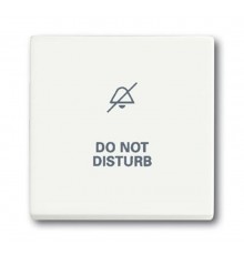 Клавиша для механизма 1-кл.выкл./перекл./кнопки, с символом "НЕ БЕСПОКОИТЬ", серия solo/future, цвет белый барха  1751-0-3026   2CKA001751A3026  AB