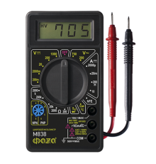 Мультиметр цифровой M838  5000452  ФАZА