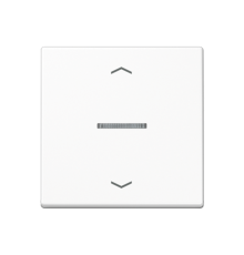 Клавиша для KNX кнопки, 1 группа, с окошком, символы стрелки; дюропласт; белый  A101KO5PWW  Jung