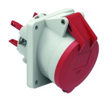 Розетка встраиваемая 32А 5р(3P+N+PE) 400В 6H IР44 85х85 12768 I 12768-Bals I Bals