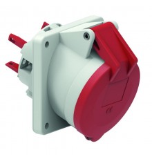 Розетка встраиваемая 32А 5р(3P+N+PE) 400В 6H IР44 85х85 12768 I 12768-Bals I Bals