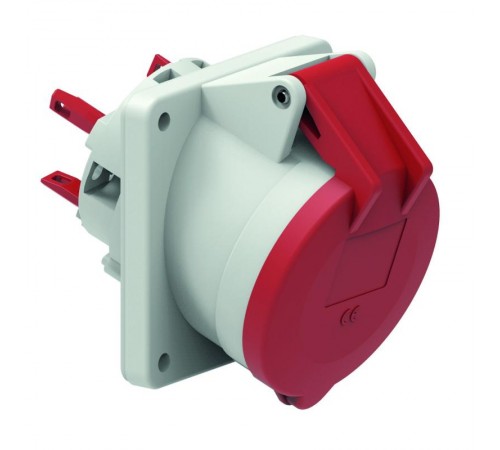 Розетка встраиваемая 32А 5р(3P+N+PE) 400В 6H IР44 85х85 12768 I 12768-Bals I Bals