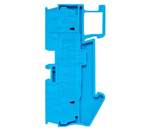 Колодка клеммная пружинная JXB-ST-2.5 28А 4 вывода синяя EKF PROxima  plc-jxb-st-2.5-4-blue  EKF