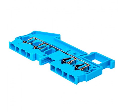 Колодка клеммная пружинная JXB-ST-2.5 28А 4 вывода синяя EKF PROxima  plc-jxb-st-2.5-4-blue  EKF