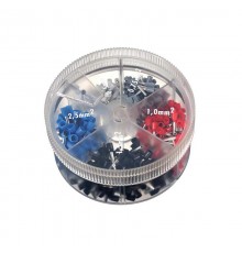 Контейнер двойных наконечников-гильз с изолир.фланцем 0,75-2,50мм.кв, 1 упаковка - 200шт.  2ARTD555  DKC