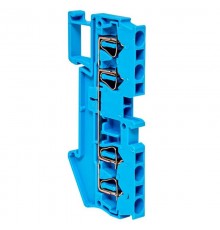 Колодка клеммная пружинная JXB-ST-2.5 28А 4 вывода синяя EKF PROxima  plc-jxb-st-2.5-4-blue  EKF