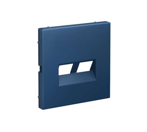 ArtGallery Аквамарин Накладка двойная для информационных функций типа Keystone  GAL001190  SE