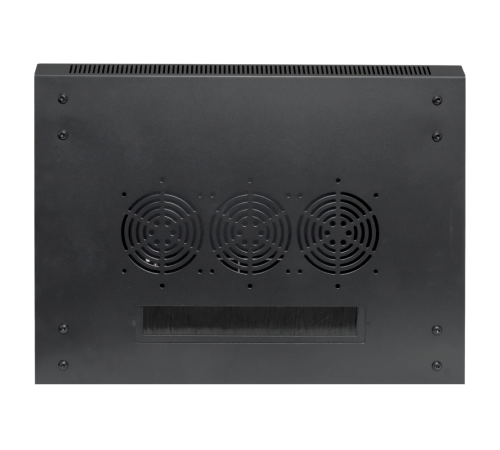 Шкаф настенный 19" TERACOM PRO 12U 600х600 мм дверь стеклянная с замком-ручкой чёрныйTRP-WLL-1266-40BEKF