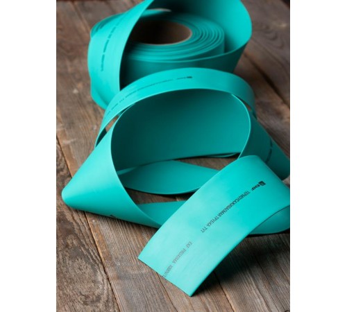 Термоусаживаемая трубка ТУТ нг 80/40 зелёная рулон PROxima  tut-80-j  EKF