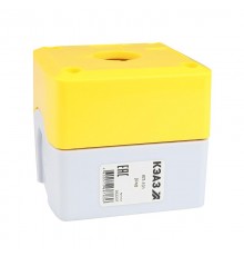 Корпус кнопочного поста КП-101 желтый 1 отв. IP40  362237  КЭАЗ