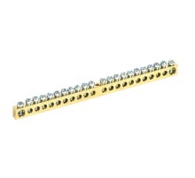 Шина "N" нулевая 6х9мм 22/1 (22 группы/крепеж по центру) (10 шт/уп)  PR08.28871  Промрукав