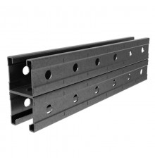 СТРАТ-профиль двойной перфорированный 41х41х900, толщ. 2,0 мм, гальван. цинк, 874209  СПД-41х41х900-2,0-ЭЦ   Ostec