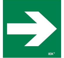 Этикетка самоклеящаяся 150х150мм "Направляющая стрелка"  LPC10-1-15-15-STR  IEK