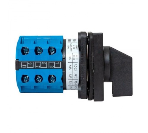 Переключатель кулачковый ПК-1-53 10А 3P "1-2" IP65  pk-1-53-10-65  EKF