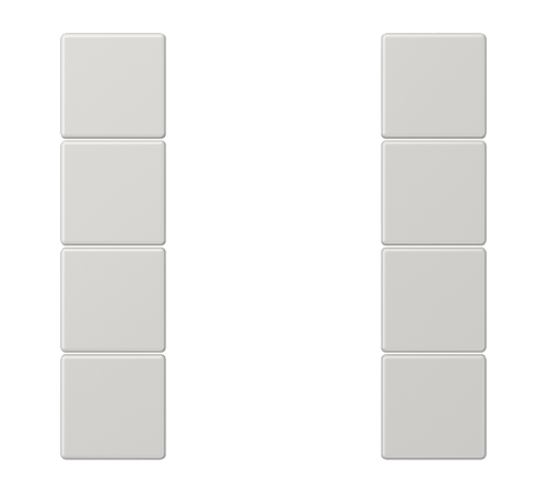 комплект накладок 4гр светло-серый LS504TSALG Jung