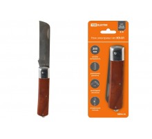 Нож электрика НЭ-01, 205 мм, деревянная рукоятка "МастерЭлектрик"  SQ1003-0105  TDM