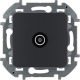 Inspiria Антрацит Розетка телевизионная TV оконечная С/У 10 дБ 5-862 мГц без рамки  673873  Legrand