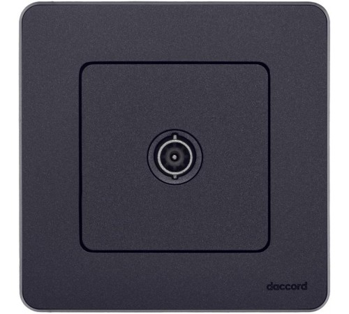 Inspiria Антрацит Розетка телевизионная TV оконечная С/У 10 дБ 5-862 мГц без рамки  673873  Legrand