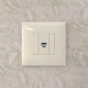 Компьютерная розетка RJ-45 без шторки в стену, кат.5е одинарная, "Avanti", "Ванильная дымка"  4405663  DKC