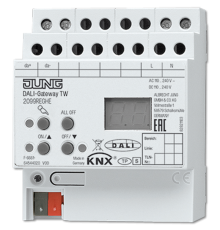 KNX<->DALI TW шлюз, монтаж на DIN-рейку, 4 модуля; KNX  2099REGHE  Jung