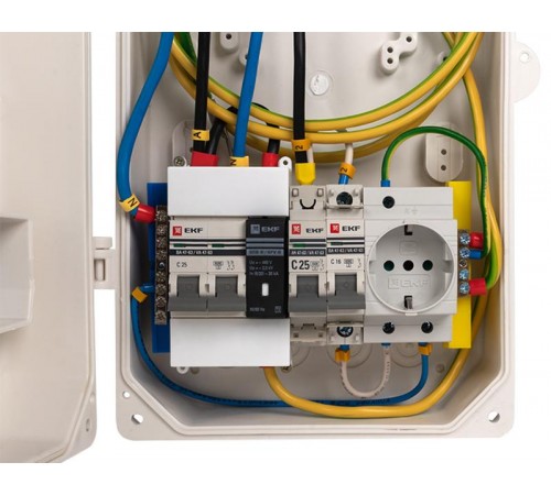 Щит ВРУш-1/25 ОПВ (для коттеджа) PROxima  vru-1-25-opv-pro  EKF