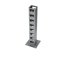 Стойка напольная кабельная двойная L500 s:2,0 мм HD  2NSS500 HD  КМ - профиль