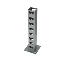 Стойка напольная кабельная двойная L200 s:2,0 мм HD  2NSS200 HD  КМ - профиль