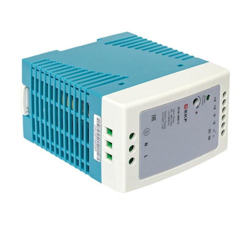 Блок питания на дин рейку 100Вт,Uвх ~ 220 В AC m, Uвых - 12 В DC постоянного тока DR-M-100W-12 EKF