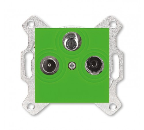 ABB Levit Зелёный Розетка TV-R-SAT единственная  5011H-A03303 67W  2CHH083303A6067  ABB