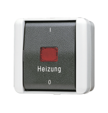 Аварийный выключатель для систем отопления; для накладного монтажа  802HW  Jung