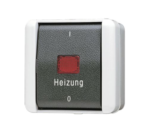 Аварийный выключатель для систем отопления; для накладного монтажа  802HW  Jung