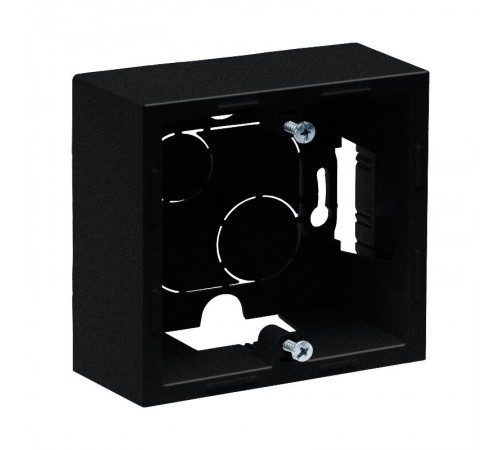 SUNO Коробка для накладного монтажа механизмов серии SUNO 1-постовая. Цвет "Антрацит"  721494  Legrand