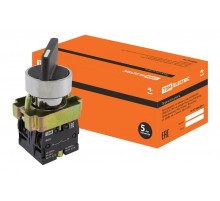 Переключатель BJ25 черный 2 положения I-0 длинная ручка 1з+1р   SQ0703-0012  TDM