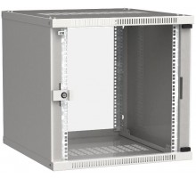 Шкаф LINEA WE 12U 600x650мм дверь стекло серый  LWE3-12U67-GF  ITK