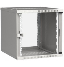 Шкаф LINEA WE 9U 550x350мм дверь стекло серый  LWE3-09U53-GF  ITK
