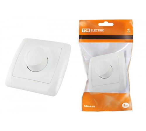 Светорегулятор RL 600 Вт белый "Онега"   SQ1805-0009  TDM