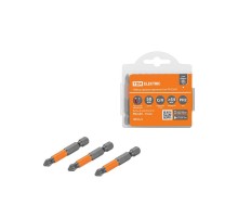 Набор бит PH2x50, односторонних, сталь CrV, Е 1/4", 10 шт., "Гранит"   SQ1019-0342  TDM