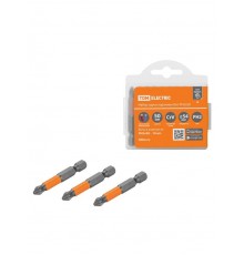 Набор бит PH2x50, односторонних, сталь CrV, Е 1/4", 10 шт., "Гранит"   SQ1019-0342  TDM