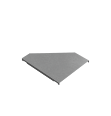 Крышка переходника левого 50-200 мм "ПЛЮС" HD  KPDplus50-200-L HD   КМ-профиль