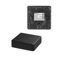 Коробка распаячная КР 100х100х29 ОП черная, IP40, инд. штрихкод TDM  SQ1401-0957  TDM