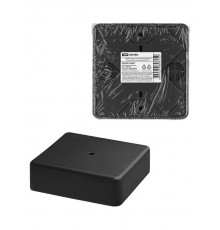 Коробка распаячная КР 100х100х29 ОП черная, IP40, инд. штрихкод TDM  SQ1401-0957  TDM