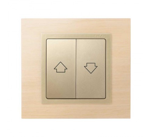 Simon 82 Клавиши (2 шт)  для двухклавишного кнопочного выключателя для управления жалюзи, механическая блокир  82028-34  Simon