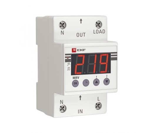 Реле напряжения с дисплеем MRV 40A EKF PROxima  MRV-40A  EKF