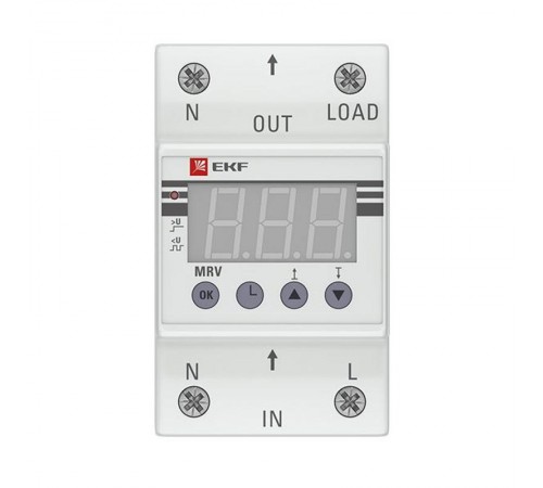 Реле напряжения с дисплеем MRV 40A EKF PROxima  MRV-40A  EKF