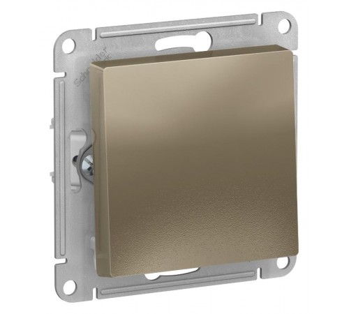 AtlasDesign Шампань Выключатель 1-клавишный сх.1, 10АХ, механизм  ATN000511  SE