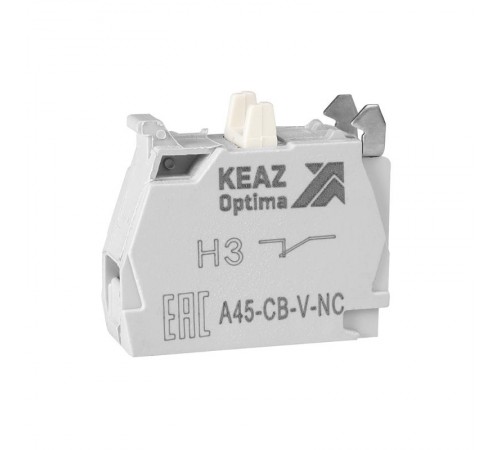 Контактный блок OptiSignal D22 A45-CB-V-NC 1НЗ винтовой зажим ZBE102 332201 КЭАЗ