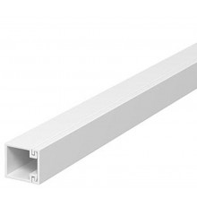 Мини-канал WDK с крышкой 15x15x2000 мм (высота борта 15 мм, крышка 15 мм) ПВХ белый RAL 9010  6191002  OBO Bettermann