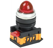 Лампа AL-22 сигнальная d22мм красный неон/240В цилиндр   BLS20-AL-K04  GENERICA