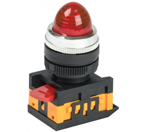 Лампа AL-22 сигнальная d22мм красный неон/240В цилиндр   BLS20-AL-K04  GENERICA